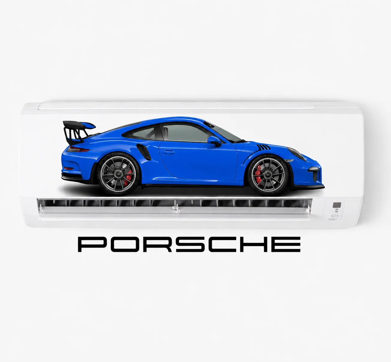 Porsche AC Sticker blue